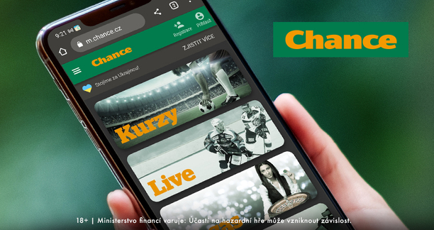 Chance - získejte bonus zdarma za registraci a sledujte nejlepší hokejové zápasy online