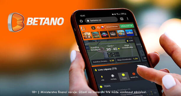 Betano mobilní aplikace - stáhnutí Betano app pro Android a iOS