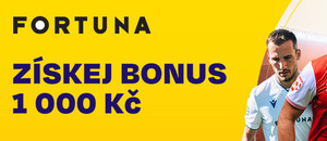 Získej bonus 1 000 Kč za registraci u fortuny
