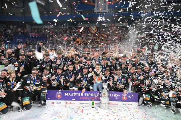 Vítězové slovenské extraligy 2024/25 - HC Košice