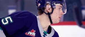 Luca Hauf, mládežnický hokejista ve službách týmu Seattle Thunderbirds