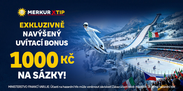 V termínu od 5.&nbsp;do 22. února 2026 nabízí MerkurXtip novým zákazníkům zvýhodněný bonus