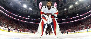 Brankář Sergei Bobrovsky se rozcvičuje před prvním zápasem finále Východní konference NHL - sledujte NHL živě na TV Tipsport