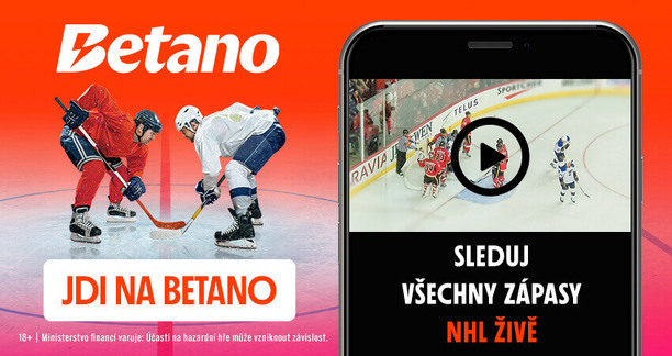 Vsaď si a&nbsp;sleduj všechny zápasy NHL živě na Betano TV