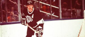 Hokej, Wayne Gretzky v dresu Los Angeles Kings, kde hrál NHL v letech 1998–96 Hokej, Wayne Gretzky v dresu Los Angeles Kings, kde hrál NHL v letech 1998–96