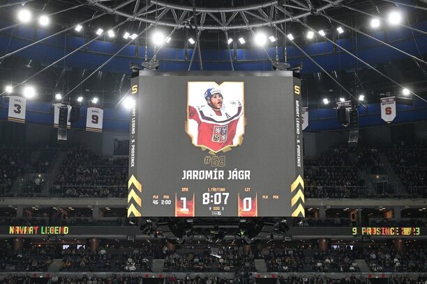 Exhibice Návrat legend HC Sparta Praha 2023 se za výběr československých hvězd zúčastní i Jaromír Jágr