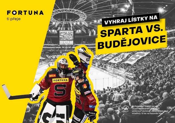 Soutěž o vstupenky na výroční zápas HC Sparta Praha v O2 Areně