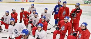 Trénink českého týmu U20 na přípravném kempu před MSJ 2024 Trénink českého týmu U20 na přípravném kempu před MSJ 2024