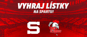 Soutěž o vstupenky na zápas hokejové extraligy HC Sparta Praha vs HC Olomouc Soutěž o vstupenky na zápas hokejové extraligy HC Sparta Praha vs HC Olomouc