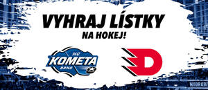 Soutěž o vstupenky na zápas hokejové extraligy HC Kometa Brno vs. HC Dynamo Pardubice - vyhrajte lístky zdarma