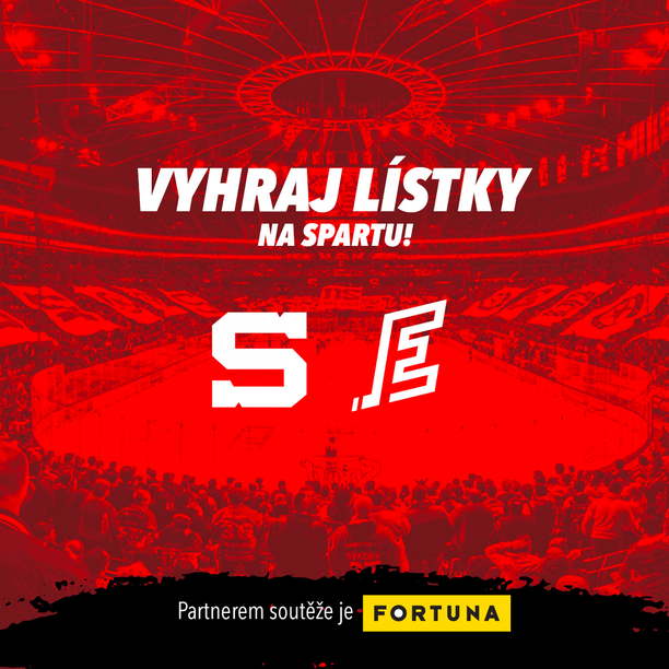 Soutěž o vstupenky na hokej: Extraliga 2024 Sparta Praha vs. Karlovy Vary