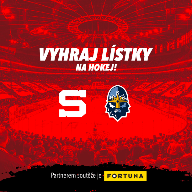 Soutěž o vstupenky na hokej: Extraliga 2024 Sparta Praha vs. Rytíři Kladno v O2 Areně