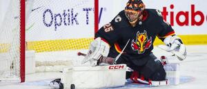 Brankář Calgary Flames Jacob Markström je naší 1. hvězdou týdne v NHL.