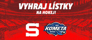 Soutěž o vstupenky na hokej: Extraliga 2024 Sparta Praha vs. Kometa Brno v O2 Areně