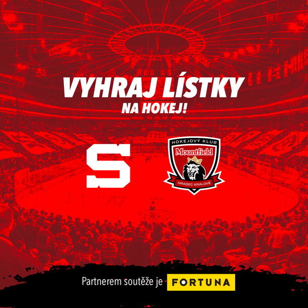 Soutěž o vstupenky zdarma na hokejovou extraligu: Sparta Praha vs. Mountfield HK (27. 2. 2024)