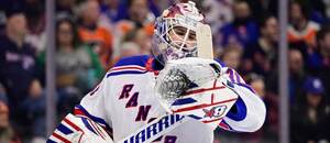 Brankář NY Rangers Igor Šesťorkin je naší 1. hvězdou týdne v NHL. Brankář NY Rangers Igor Šesťorkin je naší 1. hvězdou týdne v NHL.