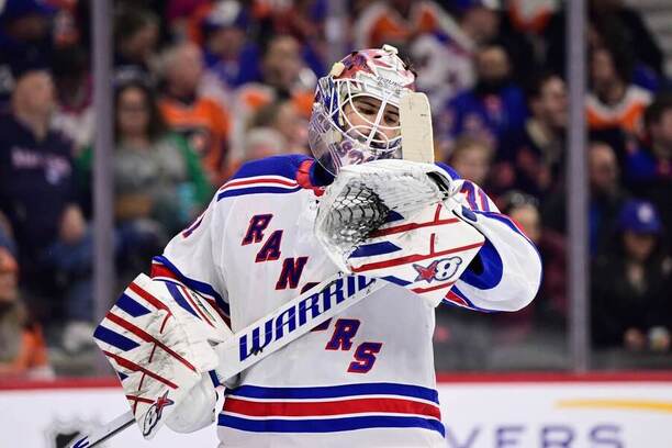 Brankář NY Rangers Igor Šesťorkin je naší 1. hvězdou týdne v NHL.
