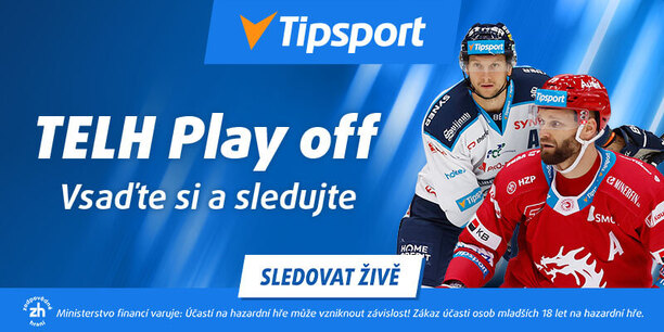 Sledujte play off Tipsport extraligy v ledním hokeji živě a online