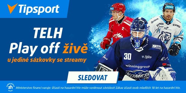 Streamy play-off TELH živě a&nbsp;zdarma u&nbsp;Tipsportu
