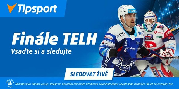 Tipsport: Vsaďte si a sledujte finále TELH živě