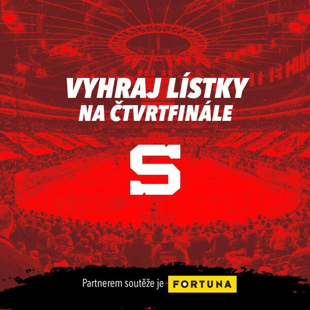 Soutěž o vstupenky do O2 Areny zdarma: Vyhrajte lístky na Spartu ve čtvrtfinále play off ELH 2024