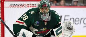 Brankář Minnesoty Wild Marc-Andre Fleury je naší 1. hvězdou týdne v NHL.