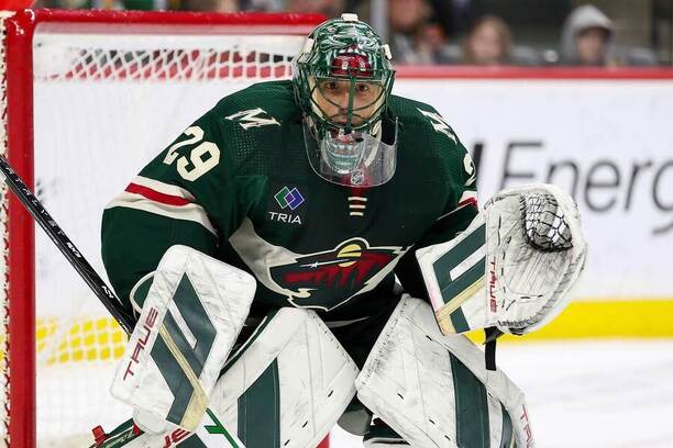 Brankář Minnesoty Wild Marc-Andre Fleury je naší 1. hvězdou týdne v NHL.