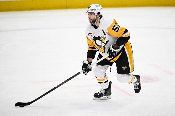 Obránce Pittsburghu Penguins Kris Letang je naší 1. hvězdou týdne v NHL.