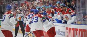 Čeští reprezentanti na MS v hokeji 2024 oslavují vyrovnávací gól proti Švýcarsku, dnes sledujte živě utkání Česko vs. Dánsko