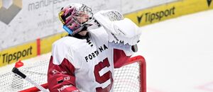 Hokej, extraliga: Brankář Sparty Josef Kořenář v zápase s Plzní, ve kterém vychytal čisté konto Hokej, extraliga: Brankář Sparty Josef Kořenář v zápase s Plzní, ve kterém vychytal čisté konto