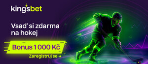 Bonusový freebet 1000 Kč na hokej jedině u Kingsbetu CZ