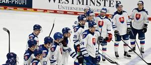 Hráči slovenského týmu po výhře nad Rakouskem, Německý pohár 2024 Hráči slovenského týmu po výhře nad Rakouskem, Německý pohár 2024