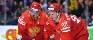 Útočník Alexandr Ovečkin a obránce Michajl Sergačjov by na Turnaji čtyř zemí patřili k oporám ruské reprezentace. Útočník Alexandr Ovečkin a obránce Michajl Sergačjov by na Turnaji čtyř zemí patřili k oporám ruské reprezentace.