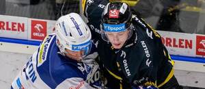 Utkání 12. kola hokejové extraligy: HC Verva Litvínov - HC Kometa Brno, 18. října 2024. Zleva Brandon Davidson z Brna a Matěj Pekař z Litvínova Utkání 12. kola hokejové extraligy: HC Verva Litvínov - HC Kometa Brno, 18. října 2024. Zleva Brandon Davidson z Brna a Matěj Pekař z Litvínova