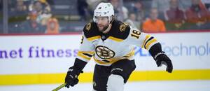 Útočník Bostonu Bruins Pavel Zacha patřil k největším českým hvězdám 10. týdne základní části NHL. Útočník Bostonu Bruins Pavel Zacha patřil k největším českým hvězdám 10. týdne základní části NHL.