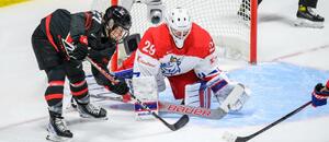 Hokejistky Emma Maltais a Klára Peslárová v semifinále MS v hokeji žen 2024, dnes se Česko a Kanada střetnou na WEHT v Tampere Hokejistky Emma Maltais a Klára Peslárová v semifinále MS v hokeji žen 2024, dnes se Česko a Kanada střetnou na WEHT v Tampere