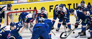 Slovenská hokejová reprezentace na Kaufland Cup 2024, fotka ze zápasu proti Norsku Slovenská hokejová reprezentace na Kaufland Cup 2024, fotka ze zápasu proti Norsku