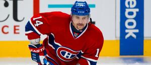 Český hokejový útočník Tomáš Plekanec v dresu Montrealu Canadiens. Český hokejový útočník Tomáš Plekanec v dresu Montrealu Canadiens.