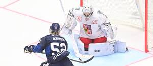 Reprezentační brankář Josef Kořenář v zápase proti Finsku na Euro Hockey Tour 2024/25. Reprezentační brankář Josef Kořenář v zápase proti Finsku na Euro Hockey Tour 2024/25.