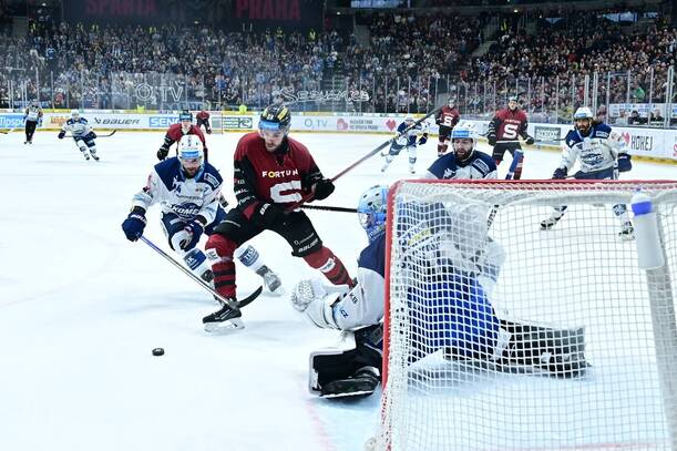 Hokej Tipsport extraliga, fotka ze zápasu základní části 24/25 mezi Spartou Praha vs. Kometou Brno