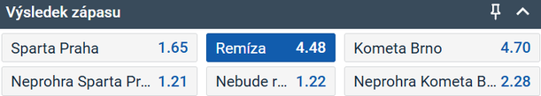 Tip na hokej Sparta Praha vs Kometa Brno v semifinále play off TELH 2025
