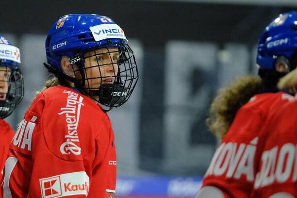 Česká hokejová reprezentantkyně Tereza Vanišová