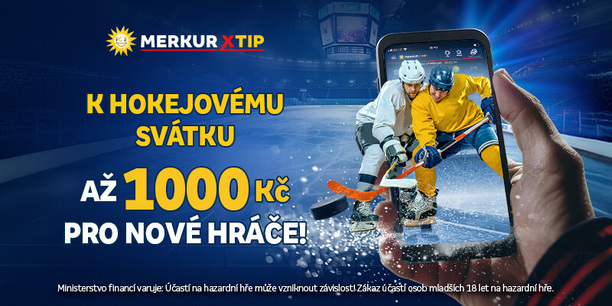 MerkurXtip MS v hokeji: Získejte vstupní bonus pro nové hráče