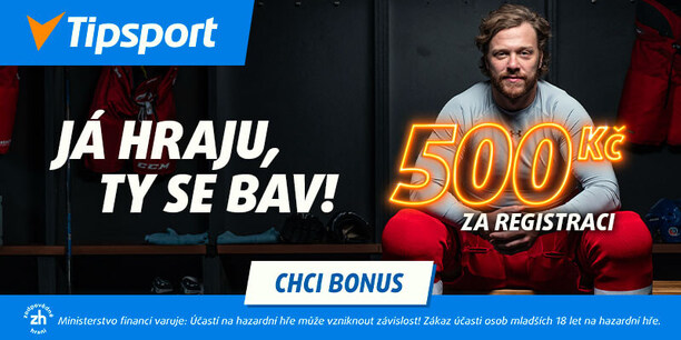 Sledujte MS v hokeji na TV Tipsport a získejte bonus 500 Kč za registraci