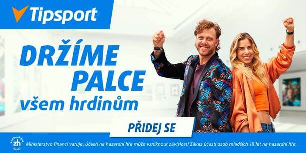 Tipsport: držíme palce všem hrdinům