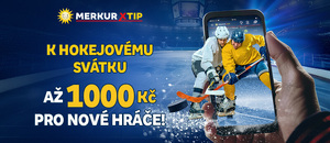 MerkurXtip nabízí v rámci MS v hokeji 2025 až 1000 korun pro nové hráče MerkurXtip nabízí v rámci MS v hokeji 2025 až 1000 korun pro nové hráče