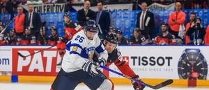 MS v hokeji, Kanada vs. Finsko, foto ze vzájemného duelu na šampionátu v roce 2024 MS v hokeji, Kanada vs. Finsko, foto ze vzájemného duelu na šampionátu v roce 2024
