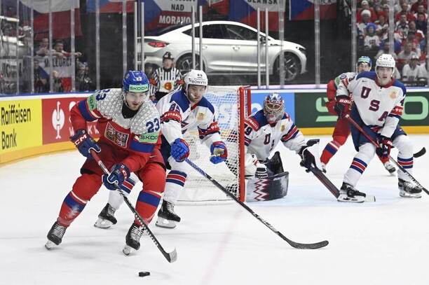 Poslední zápas ve skupině B na MS v hokeji 2025 odehraje český tým dnes proti USA. Sledujte ho živě na TV Tipsport.