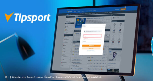 Tipsport CZ bonusy: bonus bez vkladu za registraci a vstupní bonus Tipsportu - podmínky