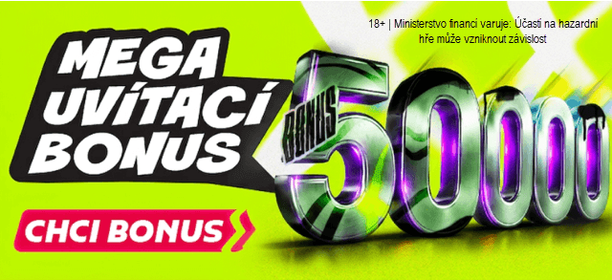 Mega uvítací bonus až 50&nbsp;000&nbsp;Kč u&nbsp;BetX